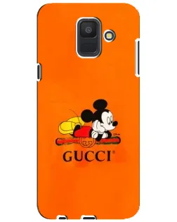 Чохол для Samsung Galaxy A6 2018 (A600F) з картинкою «Міккі Маус Gucci — помаранч» Чохол для Samsung Galaxy A6 2018 (A600F) з картинкою «Міккі Маус Gucci — помаранч»