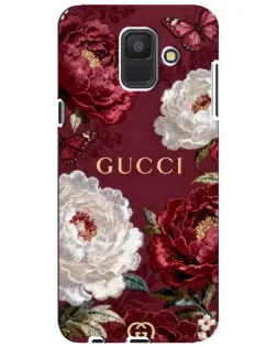 Чохол для Samsung Galaxy A6 2018 (A600F) з картинкою «Gucci — бордові троянди» Чохол для Samsung Galaxy A6 2018 (A600F) з картинкою «Gucci — бордові троянди»