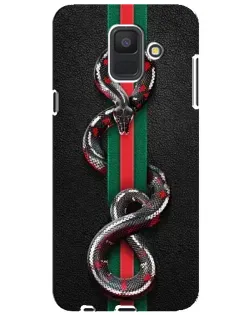 Чохол для Samsung Galaxy A6 2018 (A600F) з картинкою «Gucci — змія на смузі» Чохол для Samsung Galaxy A6 2018 (A600F) з картинкою «Gucci — змія на смузі»