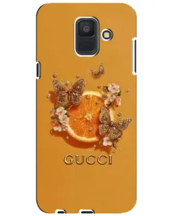 Чохол для Samsung Galaxy A6 2018 (A600F) з картинкою «Gucci — золоті метелики» Чохол для Samsung Galaxy A6 2018 (A600F) з картинкою «Gucci — золоті метелики»