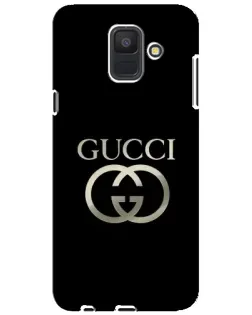 Чохол для Samsung Galaxy A6 2018 (A600F) з картинкою «Gucci — золото на чорному» Чохол для Samsung Galaxy A6 2018 (A600F) з картинкою «Gucci — золото на чорному»