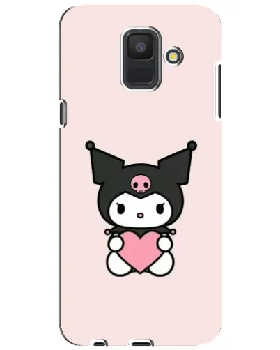 Чехол для Samsung Galaxy A6 2018 (A600F) с картинкой «Kuromi и сердце» Чехол для Samsung Galaxy A6 2018 (A600F) с картинкой «Kuromi и сердце»