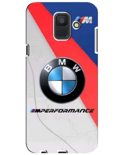 Чехол для Samsung Galaxy A6 2018 (A600F) с картинкой «BMW Performance стиль»