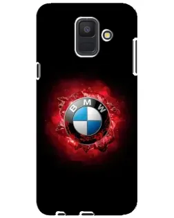 Чехол для Samsung Galaxy A6 2018 (A600F) с картинкой «Логотип BMW — вспышка»