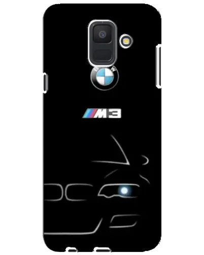 Чехол для Samsung Galaxy A6 2018 (A600F) с картинкой «Минималистичный принт BMW M3»