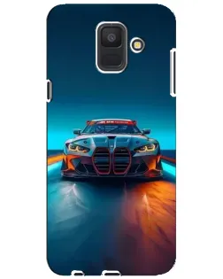Чохол для Samsung Galaxy A6 2018 (A600F) з картинкою «BMW — вогні неону»