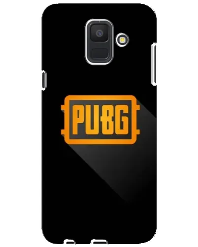 Чехол для Samsung Galaxy A6 2018 (A600F) с картинкой «PUBG — рамка лого»