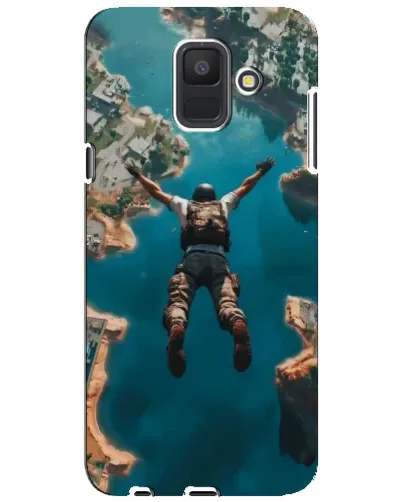 Чехол для Samsung Galaxy A6 2018 (A600F) с картинкой «PUBG — свободное падение»
