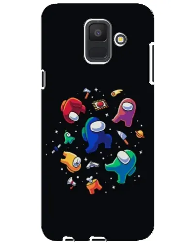 Чехол для Samsung Galaxy A6 2018 (A600F) с картинкой «Among Us космос»