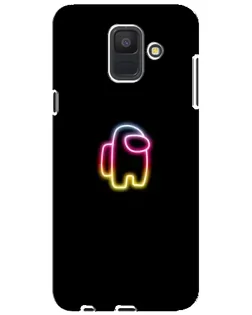 Чехол для Samsung Galaxy A6 2018 (A600F) с картинкой «Among Us градиент»