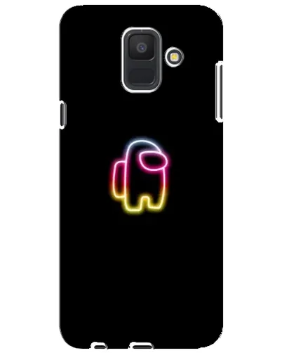 Чехол для Samsung Galaxy A6 2018 (A600F) с картинкой «Among Us градиент»