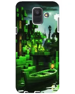 Чехол для Samsung Galaxy A6 2018 (A600F) с картинкой «Minecraft лесной пейзаж» Чехол для Samsung Galaxy A6 2018 (A600F) с картинкой «Minecraft лесной пейзаж»