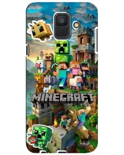 Чехол для Samsung Galaxy A6 2018 (A600F) с картинкой «Замок Minecraft» Чехол для Samsung Galaxy A6 2018 (A600F) с картинкой «Замок Minecraft»