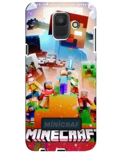Чехол для Samsung Galaxy A6 2018 (A600F) с картинкой «Minecraft герои игры» Чехол для Samsung Galaxy A6 2018 (A600F) с картинкой «Minecraft герои игры»
