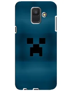 Чехол для Samsung Galaxy A6 2018 (A600F) с картинкой «Крипер текстура»
