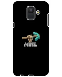 Чехол для Samsung Galaxy A6 2018 (A600F) с картинкой «Алмазная кирка»