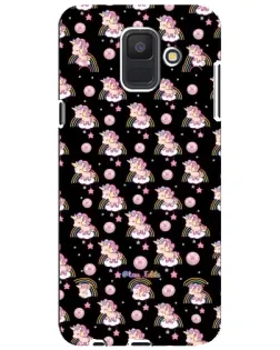Чехол для Samsung Galaxy A6 2018 (A600F) с картинкой «Magic Unicorn паттерн»