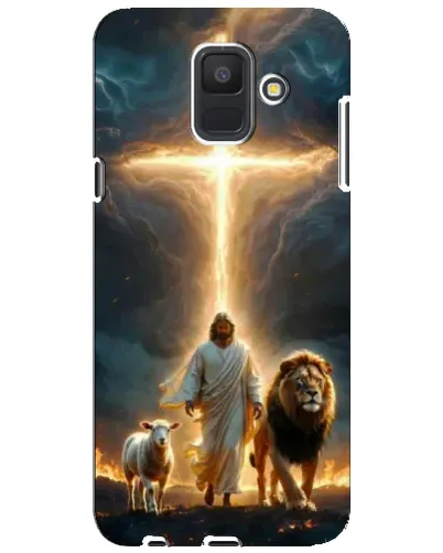 Чехол для Samsung Galaxy A6 2018 (A600F) с картинкой «Лев Иуды и Свет»