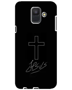 Чохол для Samsung Galaxy A6 2018 (A600F) з картинкою «Графічний хрест Jesus» Чохол для Samsung Galaxy A6 2018 (A600F) з картинкою «Графічний хрест Jesus»