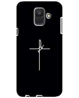 Чохол для Samsung Galaxy A6 2018 (A600F) з картинкою «Тонкий хрест» Чохол для Samsung Galaxy A6 2018 (A600F) з картинкою «Тонкий хрест»