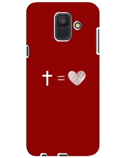 Чохол для Samsung Galaxy A6 2018 (A600F) з картинкою «Рівняння любові» Чохол для Samsung Galaxy A6 2018 (A600F) з картинкою «Рівняння любові»