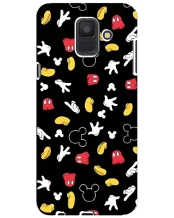 Чехол для Samsung Galaxy A6 2018 (A600F) с картинкой «Графический принт лапок»