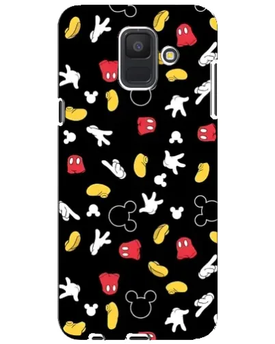 Чехол для Samsung Galaxy A6 2018 (A600F) с картинкой «Графический принт лапок» Чехол для Samsung Galaxy A6 2018 (A600F) с картинкой «Графический принт лапок»