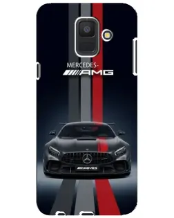 Чехол для Samsung Galaxy A6 2018 (A600F) с картинкой «Mercedes — белый карбон» Чехол для Samsung Galaxy A6 2018 (A600F) с картинкой «Mercedes — белый карбон»