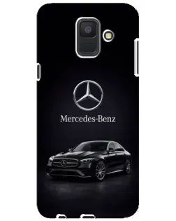 Чехол для Samsung Galaxy A6 2018 (A600F) с картинкой «Mercedes — решетка радиатора»