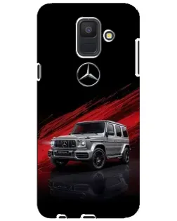 Чехол для Samsung Galaxy A6 2018 (A600F) с картинкой «Mercedes G-Class красный»