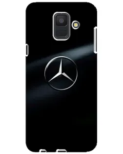 Чехол для Samsung Galaxy A6 2018 (A600F) с картинкой «Mercedes на металле» Чехол для Samsung Galaxy A6 2018 (A600F) с картинкой «Mercedes на металле»