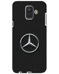 Чехол для Samsung Galaxy A6 2018 (A600F) с картинкой «Карбоновый Mercedes стиль» Чехол для Samsung Galaxy A6 2018 (A600F) с картинкой «Карбоновый Mercedes стиль»