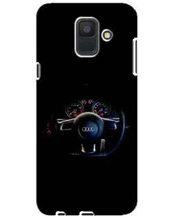 Чехол для Samsung Galaxy A6 2018 (A600F) с картинкой «Салон Audi — руль» Чехол для Samsung Galaxy A6 2018 (A600F) с картинкой «Салон Audi — руль»