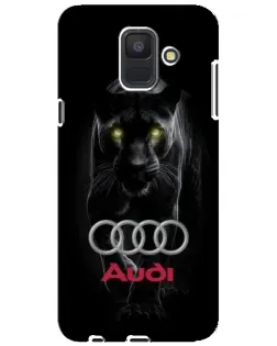 Чехол для Samsung Galaxy A6 2018 (A600F) с картинкой «Пантера и Audi»