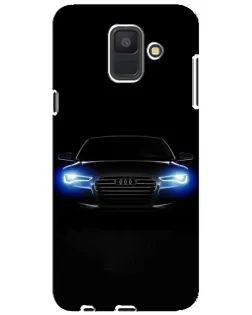 Чехол для Samsung Galaxy A6 2018 (A600F) с картинкой «Audi в неоне»