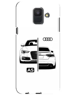 Чехол для Samsung Galaxy A6 2018 (A600F) с картинкой «Audi — контрастный дизайн»