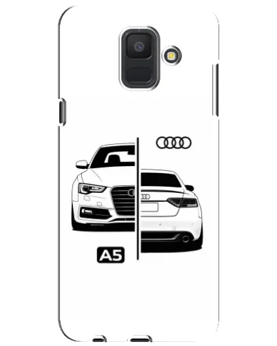 Чехол для Samsung Galaxy A6 2018 (A600F) с картинкой «Audi — контрастный дизайн» Чехол для Samsung Galaxy A6 2018 (A600F) с картинкой «Audi — контрастный дизайн»