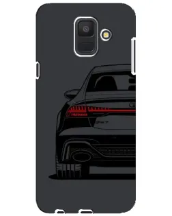 Чехол для Samsung Galaxy A6 2018 (A600F) с картинкой «Задняя часть Audi — арт»