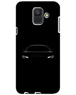 Чехол для Samsung Galaxy A6 2018 (A600F) с картинкой «Взгляд Audi в темноте»