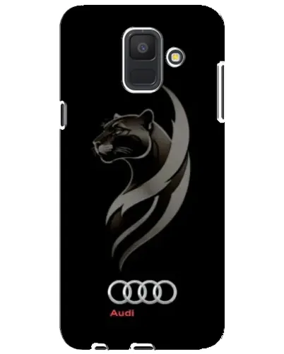 Чехол для Samsung Galaxy A6 2018 (A600F) с картинкой «Графика — пантера и Audi» Чехол для Samsung Galaxy A6 2018 (A600F) с картинкой «Графика — пантера и Audi»