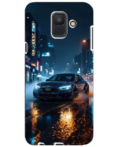 Чехол для Samsung Galaxy A6 2018 (A600F) с картинкой «Ночной город и Audi» Чехол для Samsung Galaxy A6 2018 (A600F) с картинкой «Ночной город и Audi»