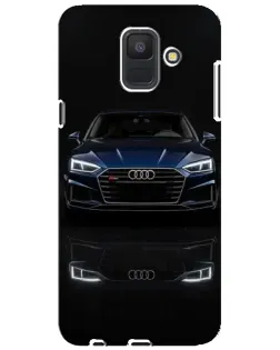 Чехол для Samsung Galaxy A6 2018 (A600F) с картинкой «Audi — ночное отражение»