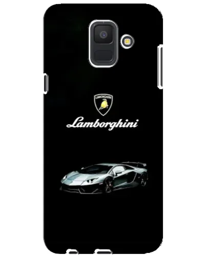 Чехол для Samsung Galaxy A6 2018 (A600F) с картинкой «Логотип Lamborghini классика»