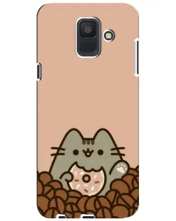 Чехол для Samsung Galaxy A6 2018 (A600F) с картинкой «Кофейный Пушин»