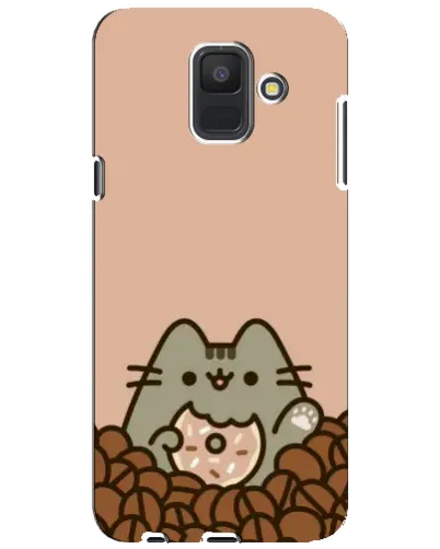 Чехол для Samsung Galaxy A6 2018 (A600F) с картинкой «Кофейный Пушин» Чехол для Samsung Galaxy A6 2018 (A600F) с картинкой «Кофейный Пушин»