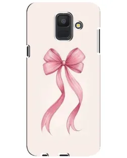 Чехол для Samsung Galaxy A6 2018 (A600F) с картинкой «Розовый бант»