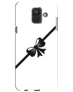 Чехол для Samsung Galaxy A6 2018 (A600F) с картинкой «Диагональный бант»