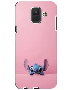 Чехол для Samsung Galaxy A6 2018 (A600F) с картинкой «Stitch выглядывает»