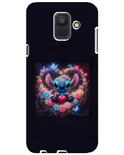 Чохол для Samsung Galaxy A6 2018 (A600F) з картинкою «Stitch у квітах» Чохол для Samsung Galaxy A6 2018 (A600F) з картинкою «Stitch у квітах»