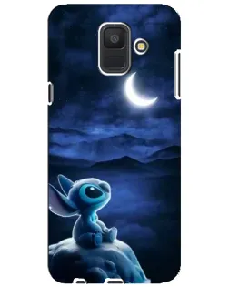 Чехол для Samsung Galaxy A6 2018 (A600F) с картинкой «Лунная ночь Стича»